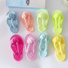 Pet toy manufacturer pet multi-color cotton rope slippers toy small and medium-sized puppies bite-resistant and molar dog toys