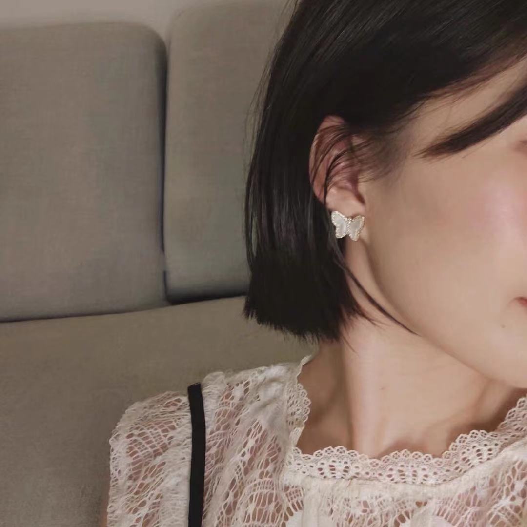 Korean Style Fashion Diamond Butterfly Earringspicture6