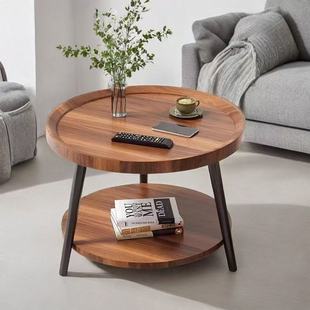 Cross-border wholesale coffee table living room high-end sense home small apartment living room sofa side corner simple small round table