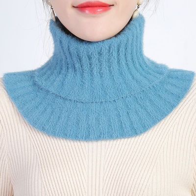 sweater False collar thickening Mink cashmere Collar Socket Autumn and winter keep warm cervical vertebra Collar decorate knitting Wool