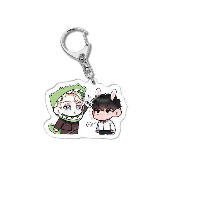 Two-dimensional peripheral acrylic keychain Korean comic code Anastasia pendant gift wholesale