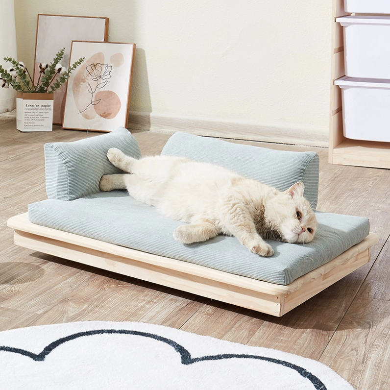 Кровать для собак подвешена над землей, кровать для кошек, гнездо из массива дерева, кровать для домашних животных, гнездо для собак