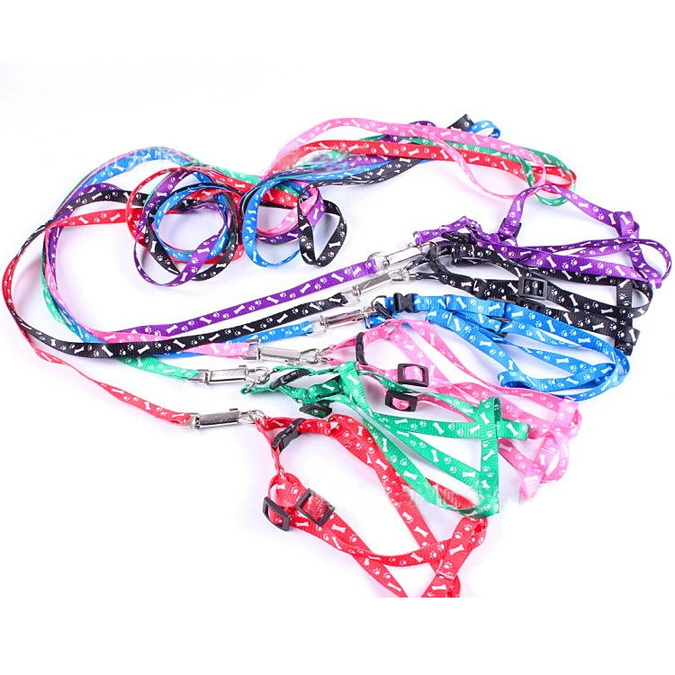 Собака Поводок Собака цепь щенок нагрудный ремень Тедди маленькая собака 1,0 с принтом поводок