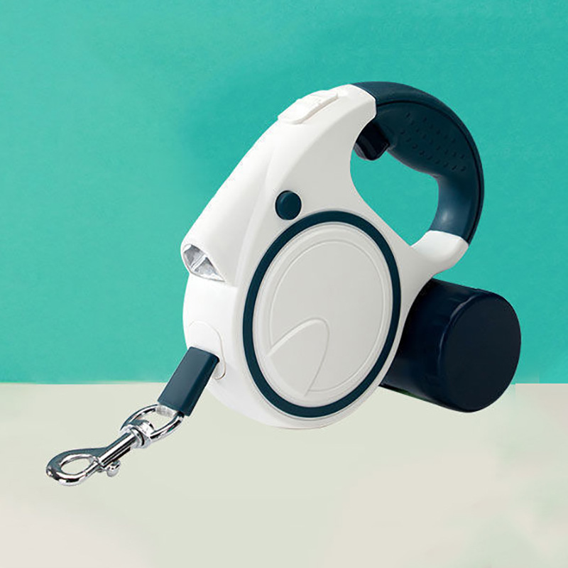 Correa de perro con luz automática retráctil pequeño mediano perro Bomei Corgi Cadena de perro correa de perro suministros para mascotas