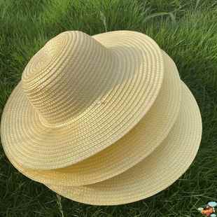 ✅ Straw Hat Large Men's Agricultural Sun Protection Outdoor Construction Site Large Brim Large Brim Women's Hat Farmer Pastoral Fisherman Hat