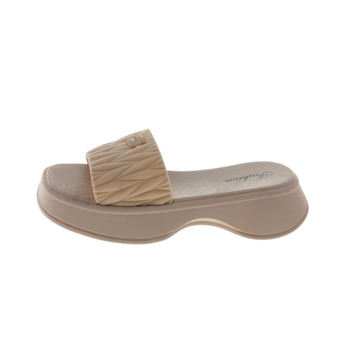 Fashionable Outdoor Thick Sole Slip-Resistant One-Sided Sandals for Women