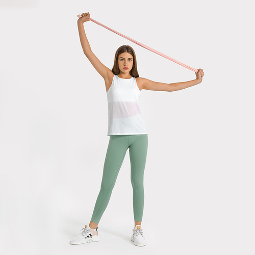 Cross-border new European and American cloud-like high-waist butt-lifting fitness yoga pants, skin-friendly naked feeling, breathable sports tight nine-point pants