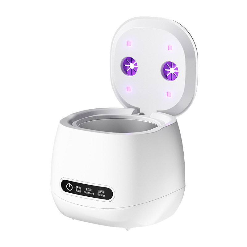 新品超声波牙跨境清洗机套家用隐形保持器正畸清洗器牙套盒紫外线|undefined