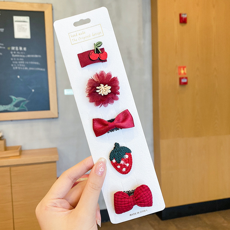 Horquilla para bebés, bolsa de tela completa, clip para cabello para bebés, no daña el cabello, niños, niñas, horquillas, lindos accesorios para el cabello, sombreros