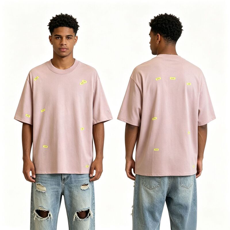Nanyou Cross-Border Amazon Foreign Trade Trendy Brand Parisian Style Authentic Loose-Fitting Printed Round-Neck Short-Sleeve T-Shirt Nanyou Cross-Border Amazon Foreign Trade Trendy Brand Parisian Style Authentic Loose-Fitting Printed Round-Neck Short-Sleeve T-Shirt