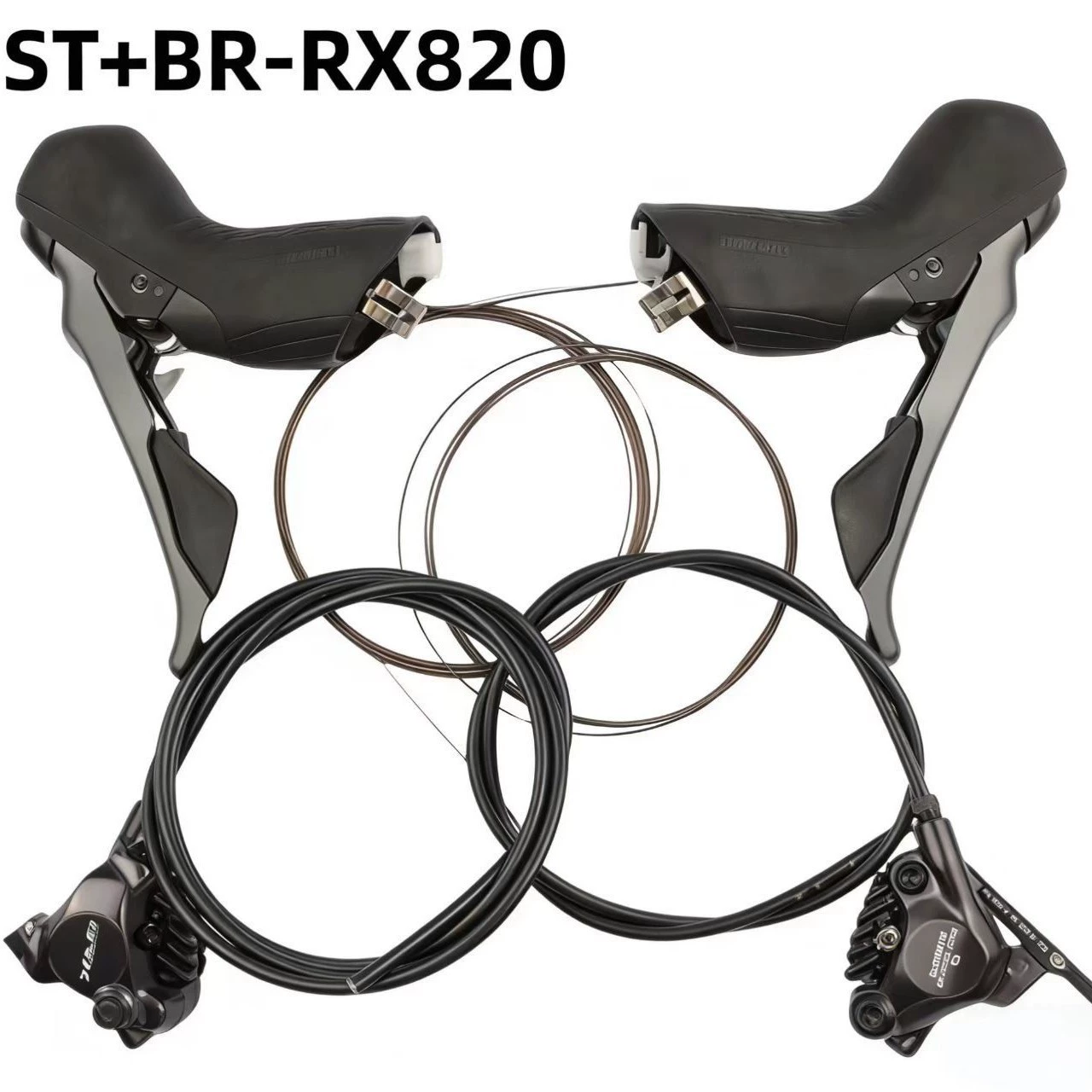 SHIMANO SHIMANO GRX 2*12 скорость гравийный велосипед специальный гидравлический дисковый тормоз комплект RX820 набор