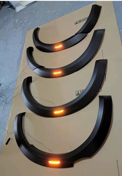 Suitable for 2018-2021 Ford Ranger T8, illuminated wheel arches, no-drill installation, widened fenders for pickup truck off-road modification