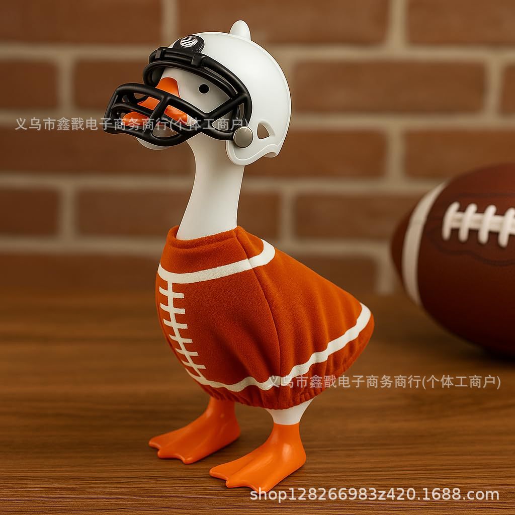 Game Day Football Player Jersey & Protective Helmet Set