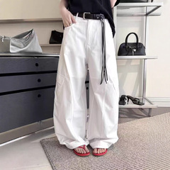 工装裤女2025秋季新款洋气百搭减龄休闲宽松显瘦阔腿裤时尚长裤女