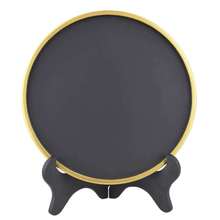 工艺品掐丝DIY手工材料景泰蓝圆盘来图平面装饰品摆件炭雕