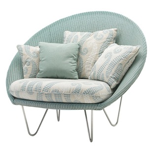 Balcony small sofa outdoor lazy rattan chair round leisure single Nordic ins creative bedroom rattan sofa chair