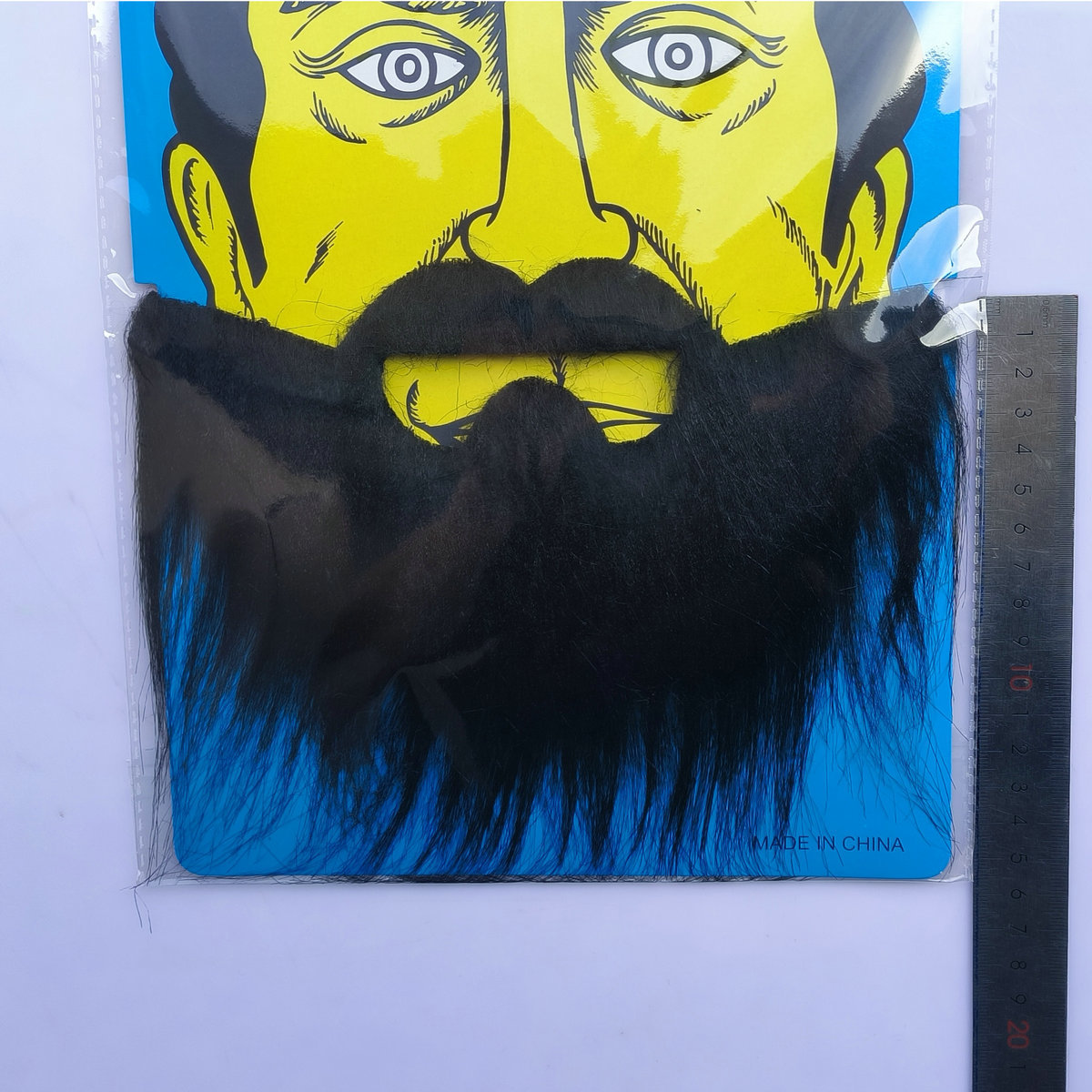 Bola de Halloween vestir apoyos barba negro rendimiento en la etapa cos Barba truco divertido barba falsa