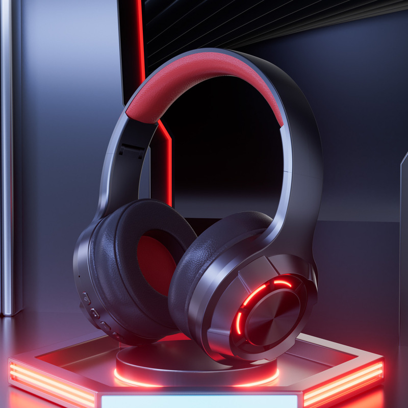 ワイヤレスヘッドセット、ヘッドマウントBluetoothヘッドセット、高品質ノイズリダクション、eスポーツゲーム、Bluetoothスポーツオンラインクラス、携帯電話、コンピュータ|undefined