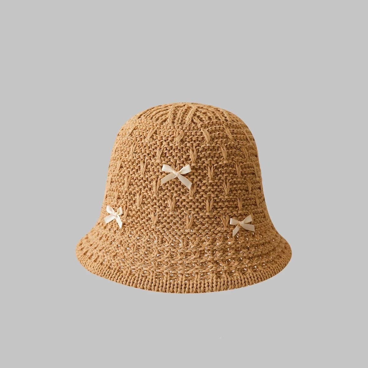 Bow basin hat-khaki