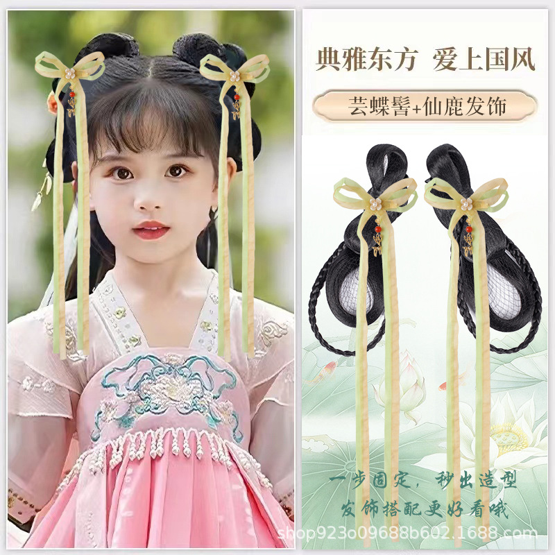 윤 나비 빵 요정 사슴 헤어 액세서리