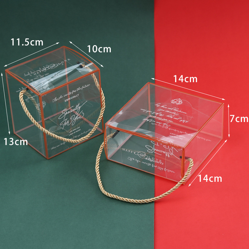 透明礼盒结婚伴手礼伴手礼网红奶枣包装盒空盒回礼糖果盒雪花酥盒