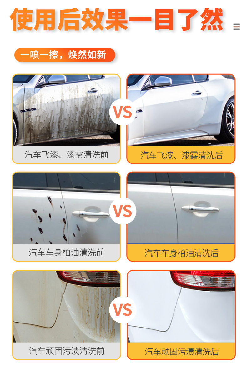 Car Asphalt Cleaner Asphalt Remover Car Decontamination Shellac Remover Cleaning and Maintenance Powerful Decontamination