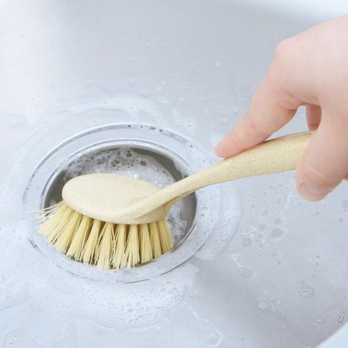 Cocina de limpieza plato cepillo colgante antiadherente aceite mango largo olla cepillo de lavado estufa cepillo de limpieza plato de lavado olla cepillo de lavado