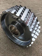 四面刨钢轮压轮送料轮铁轮齿轮键槽六孔木工机械配件