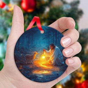 Cross Border Hot Sale Christmas Accessories Easter Decorations Car Hangers Jesus Pendant Decorations