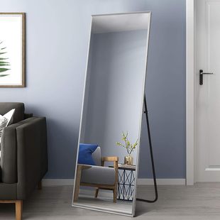 Full-Length Mirror, Dressing Mirror, Home Floor-To-Ceiling Mirror, Girls' Bedroom, Student Dormitory, Makeup Wall-Mounted Three-Dimensional Fitting Mirror