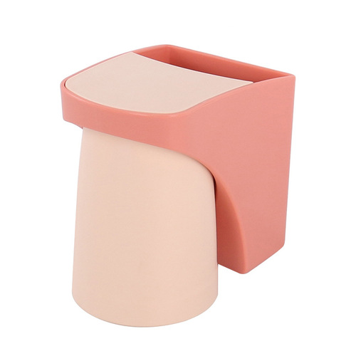 Factory Wholesale No-Hole Wall-Mounted Magnetic Portable Toothbrush Holder Student Cute Toothbrush Stand Brush Cup