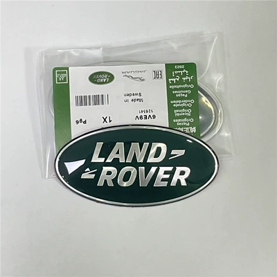 Land Rover Logo Range Rover Sport Evoque Velar Discovery Sport Freelander 2 Side Emblem Front Grille Emblem Rear Emblem (Car logo) - standard-china-open-standard-green-silver