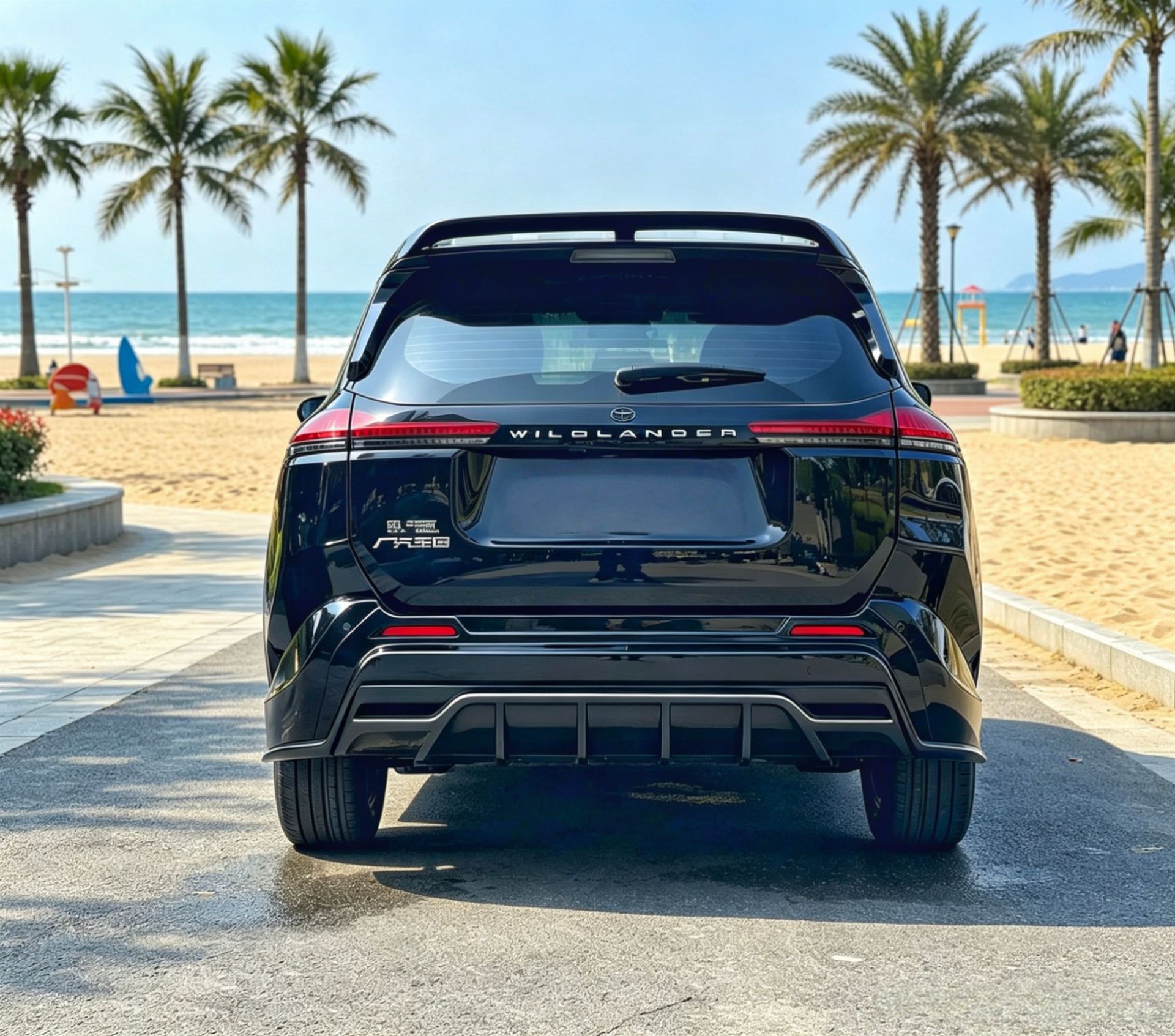 Suitable for 26 Models of Rav4, Rongfang, and Wildlander Modified Front Spoiler, Side Skirts, Rear Bumper, Roof Wing, Rear Diffuser, and Louvered Spoiler