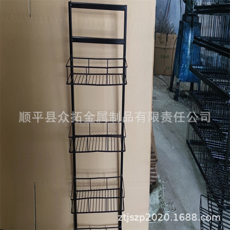 金属铁艺展示架  商超便利店促销零食饮料陈列架小货架