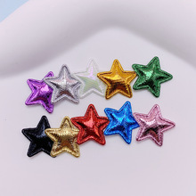 diy手工饰品配件 超声波PU五角星 儿童服装发饰头箍材料厂家批发