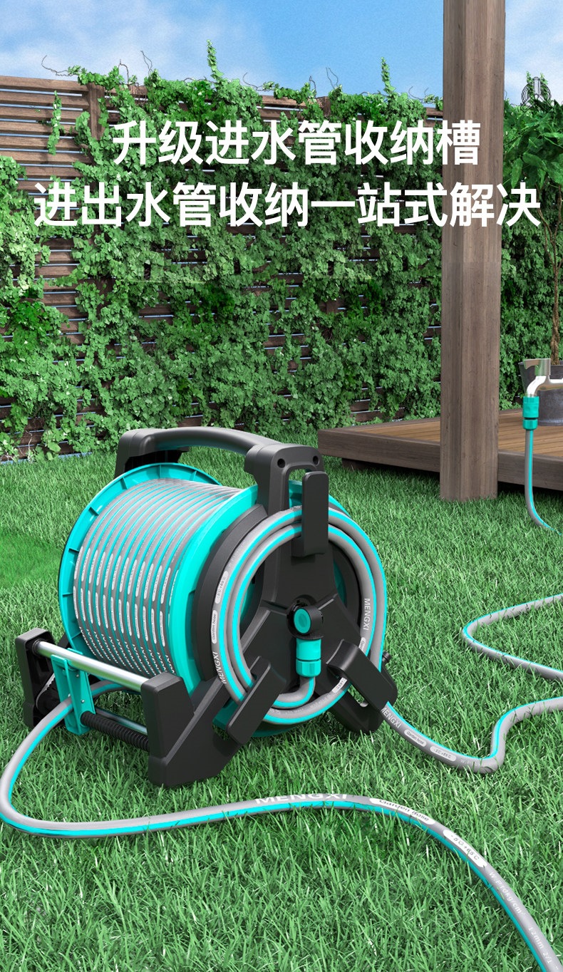 Suitable for car washing, high-pressure water gun, household water hose, flexible hose, water gun nozzle, foam sprayer, and can be used to rinse and connect to a water tap