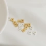 方形保色包金18k隔珠