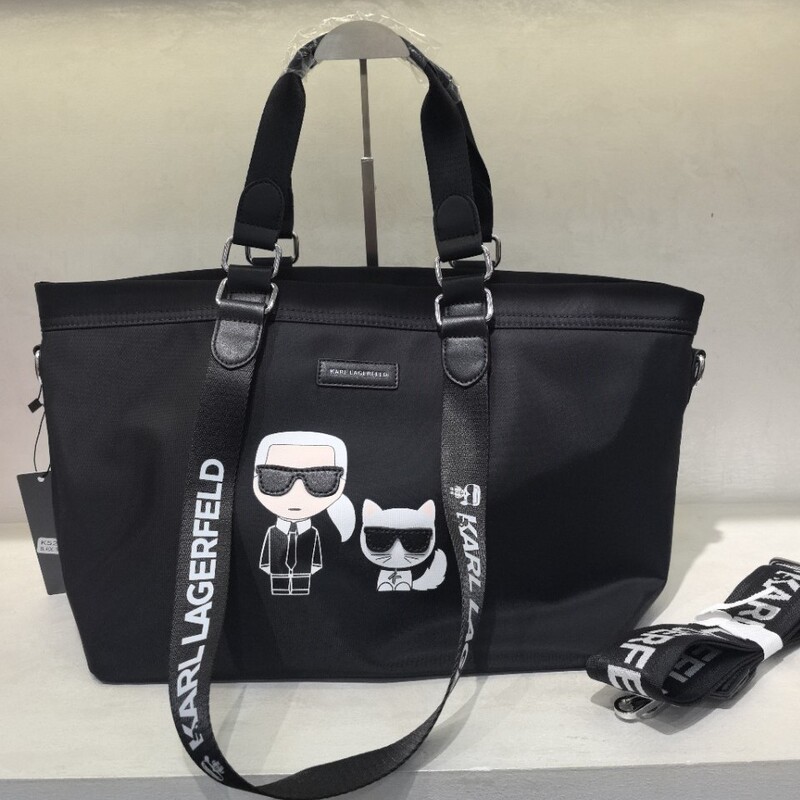 Cross-Border Women's Bag Karl2025 New Cartoon Print Women's Leisure Travel Outdoor Commuter Bag Lafayette Bag Cross-Border Women's Bag Karl2025 New Cartoon Print Women's Leisure Travel Outdoor Commuter Bag Lafayette Bag