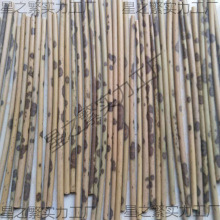 特细小口径斑竹黑湘妃扇柄功夫茶席配件烟杆制品原料