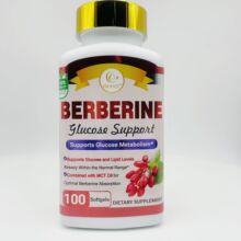 DUOZI BERBERINE黄连素胶囊油搭配 MCT 油100粒软胶囊膳食补充剂