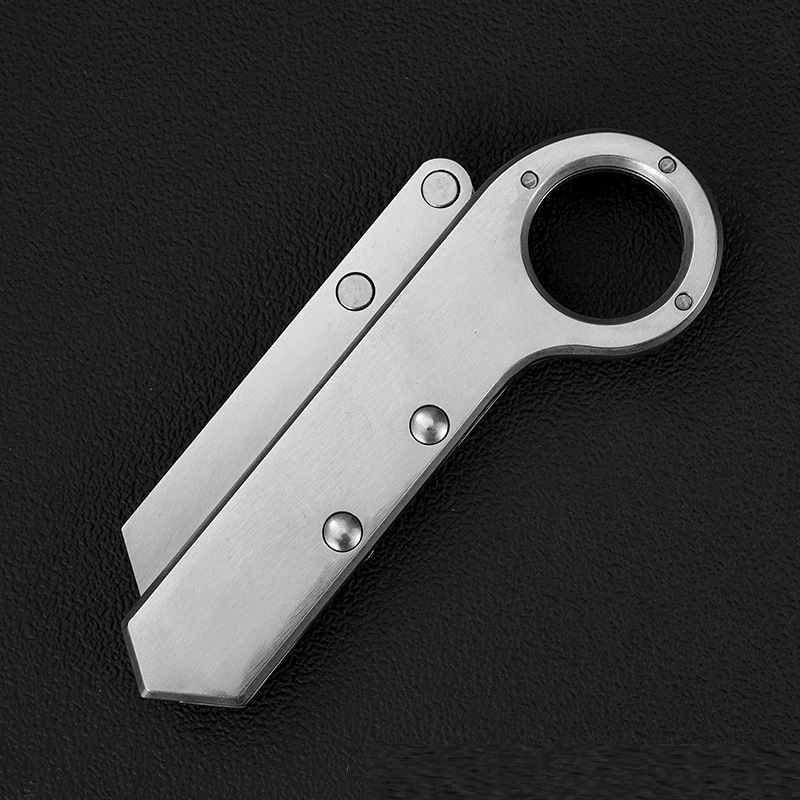 户外机械折叠刀具便捷折叠刀高硬度多功能推动形式水果快递小刀