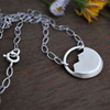 Silver pendant, necklace, suitable for import
