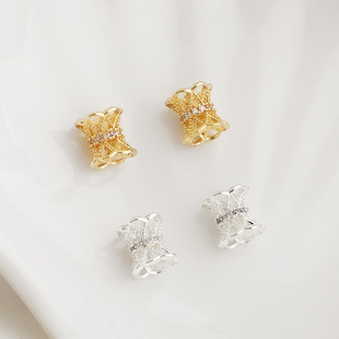 14K����ɫ�ʯ�U���p�ӻ��� С�U������朴�����ñ diy���Ʒ