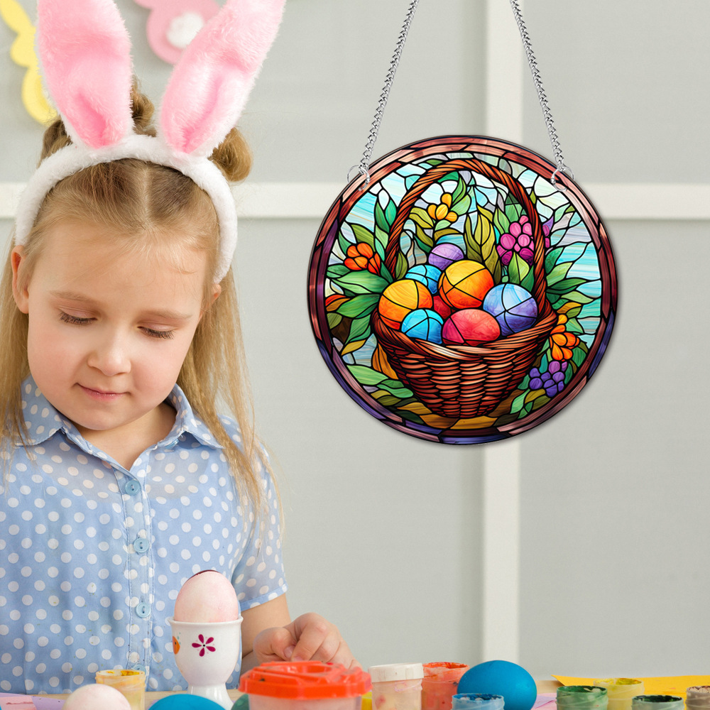 95g Weight pendant Home Textiles & Decor Type Acrylic Material Easter Festival Rabbit Pattern Casual, Elegant, Classical Style Easter Casual Elegant Classical Rabbit Arylic Party Supplies Decorations 94