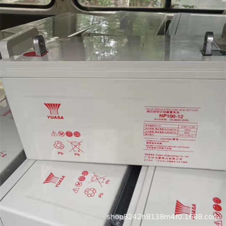 YUASA汤浅蓄电池NP24-12/12V24AH 阀控式铅酸免维护 UPS后备用