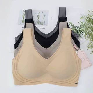 高端乳胶内衣 无痕文胸背扣运动瑜伽薄款裸感无钢圈舒适 女士内衣