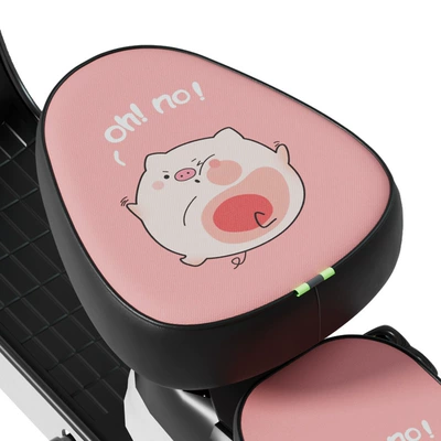 Electric car cushion | Cover - waterproof-sunscreen-pink-pig-front-seat