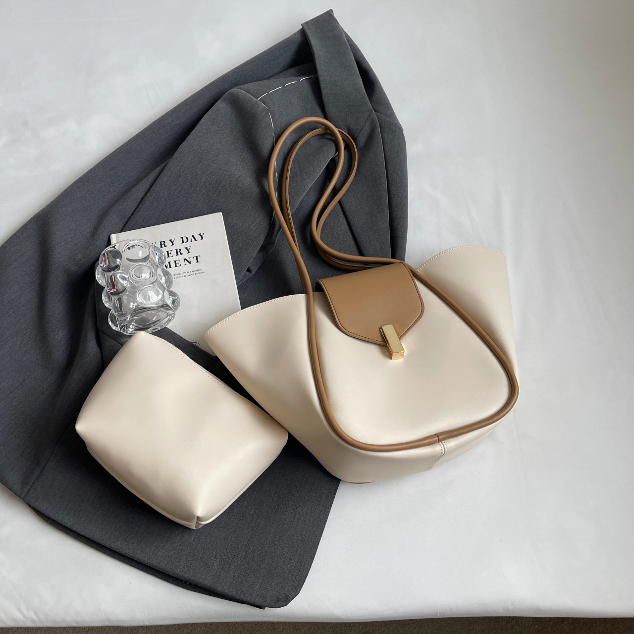 Kleine nische design temperament pendeln große kapazität gemüse korb tote frauen schnalle achselhöhle mutter premium_voghion.com