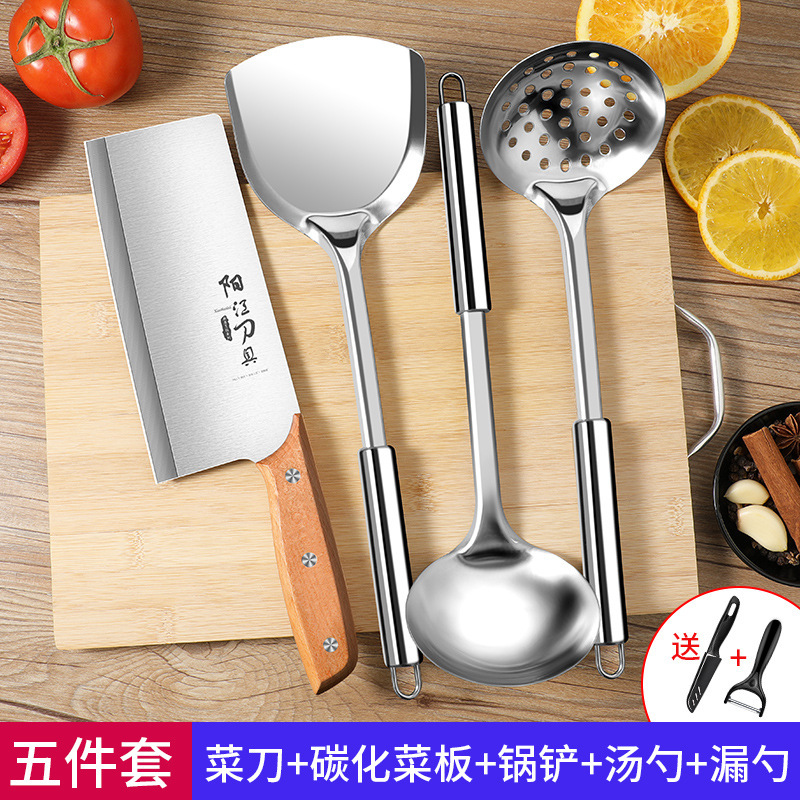Cuchillo de tres piezas conjunto de cuchillo conjunto de tablero de cuchillo combinación dormitorio doméstico 2 en 1 cuchillo de cocina tablero de corte de cocina utensilios de cocina image 14