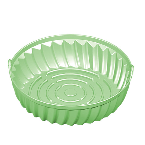 Cross-border air fryer silicone baking pan silicone air fryer pad baking pan oven special air fryer silicone pan